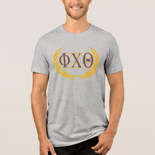 Camiseta Phi Chi Theta Grego com Coroa