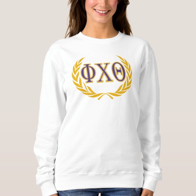 Camiseta Phi Chi Theta | Grego com Coroa (Frente)