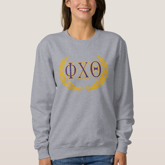 Camiseta Phi Chi Theta | Grego com Coroa (Frente)