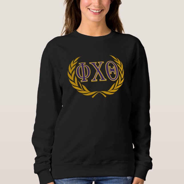 Camiseta Phi Chi Theta | Grego com Coroa (Frente)