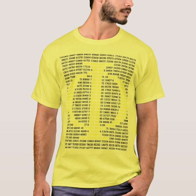 Camiseta Phi/relação dourada (Frente)