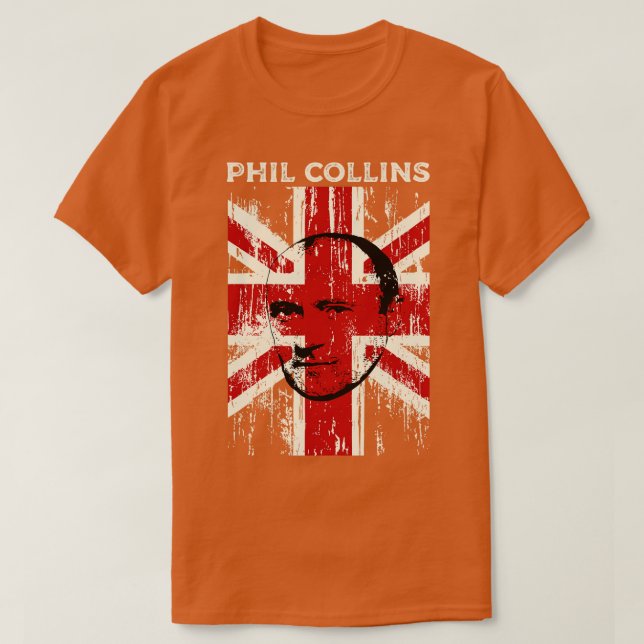 Camiseta phil collins (Frente do Design)