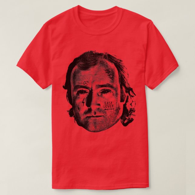 Camiseta Phil Collins Easy Lover Punksthetic Design (Frente do Design)