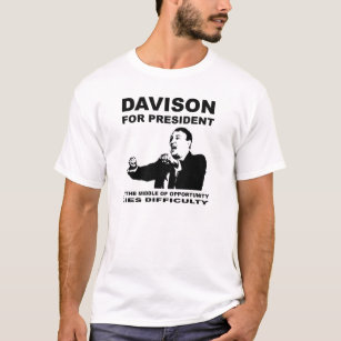 Camiseta Phil Davison para o presidente