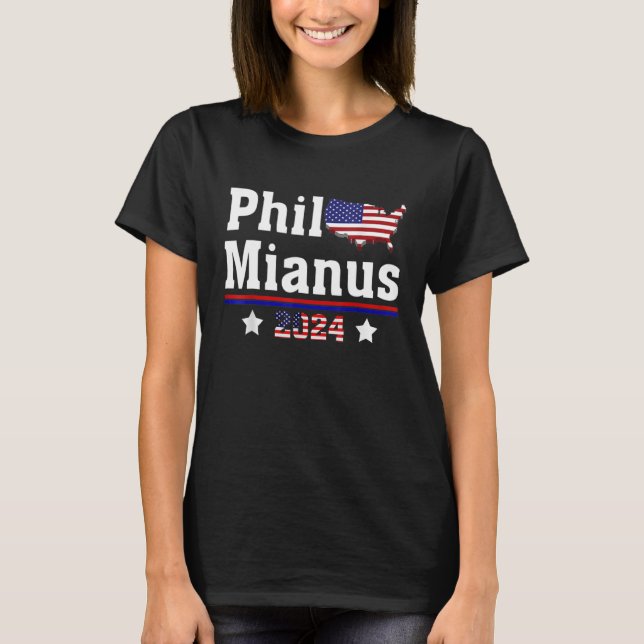 Camiseta Phil Mianus Para A Assembleia Eleitoral do Senado (Frente)