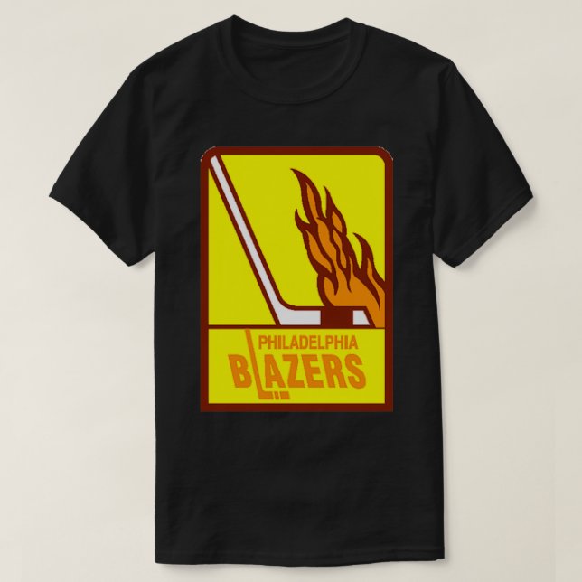 Camiseta Philadelphia Blazers Vintage Logo (Frente do Design)