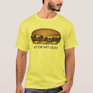 Camiseta Philadelphia Cheesesteak Wit ou Wit Out