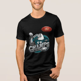 Camiseta Philadelphia Eagles 2025 Super Bowl Champions Eagl