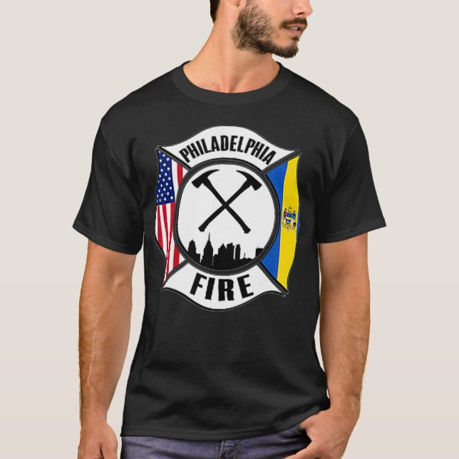 Camiseta Philadelphia Fire Rescue Department Pennsylvania (Frente)