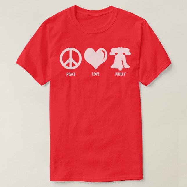 Camiseta Philadelphia Liberty Bell Lover (Frente do Design)