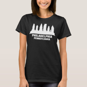 Camiseta Philadelphia Pensilvânia Skyline American City Am