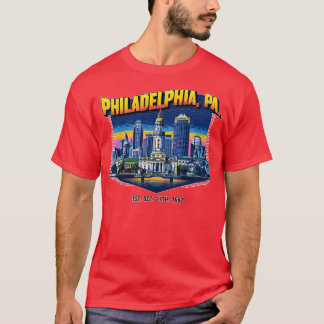 Camiseta Philadelphia Pensilvânia Souvenir Vintage Nostalg