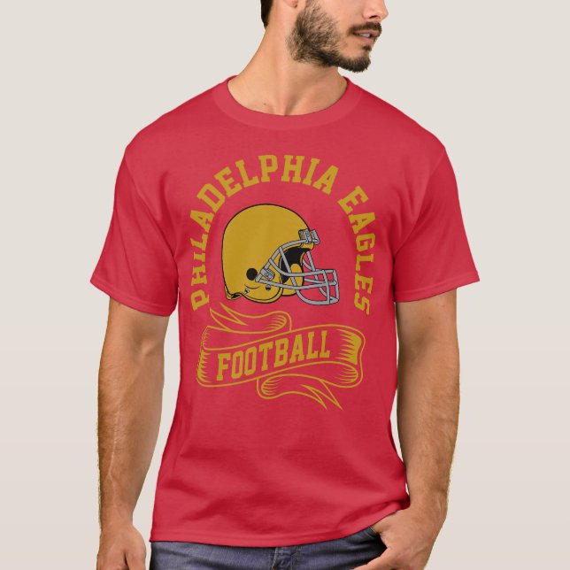 Camiseta Philadelphia Retro Helmet (Frente)