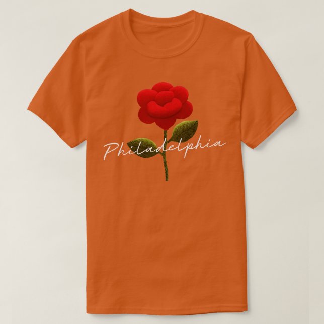 Camiseta Philadelphia Rosa (Frente do Design)