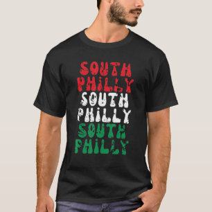 Camiseta Philadelphia South Philly Cidade Italiana de Bande