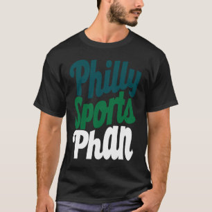 Camiseta Philadelphia Sports Fan Phan Wavy Green Gra