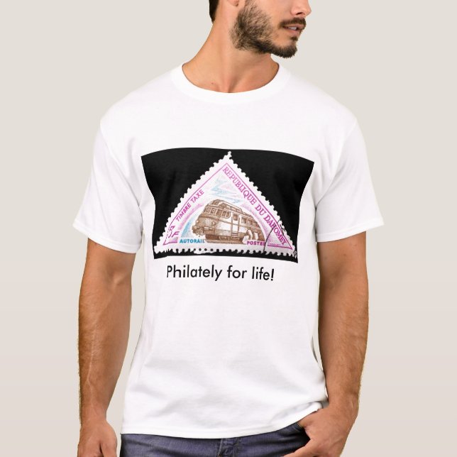 Camiseta Philately para a vida! (Frente)