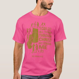 Camiseta Philippians 413 Religiosos Boxing Funny Christian