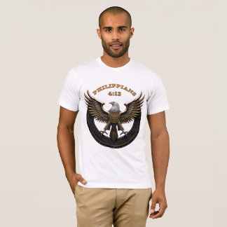 Camiseta Philippians 4:13 - Eagle - Power in Faith by All43