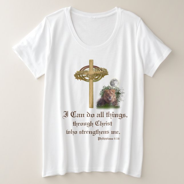 Camiseta Philippians 4:16 (Frente do Design)