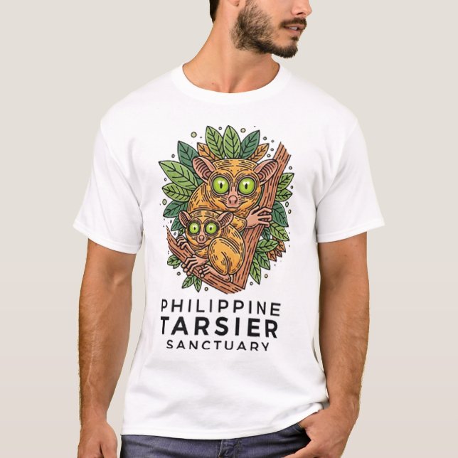 Camiseta Philippine Tarsier Sanctuary (Frente)