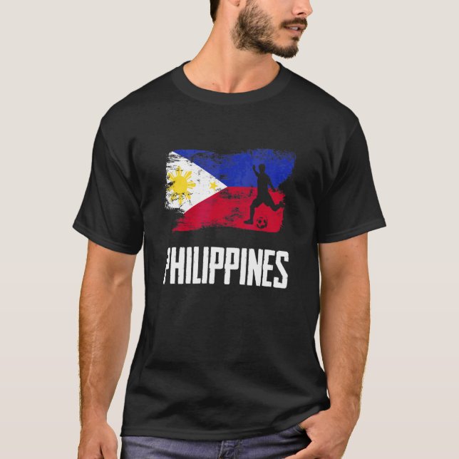 Camiseta Philippines Flag Jersey Philippine Soccer Team Phi (Frente)