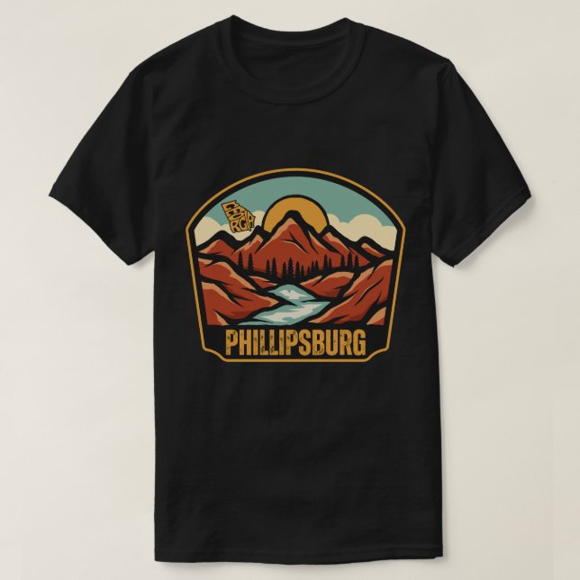 Camiseta Phillipsburg, Geórgia (Frente do Design)
