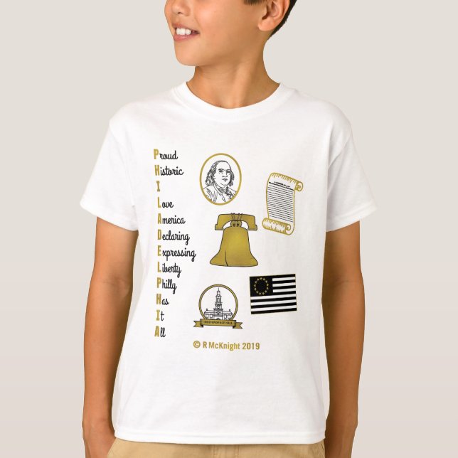 Camiseta Philly Acronym Boys Tee (Frente)