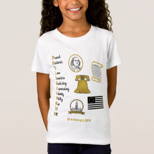 Camiseta Philly Acronym Girls Tourist Tee
