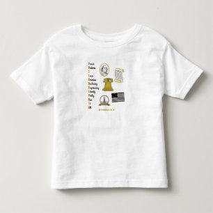 Camiseta Philly Acronym Tourist Toddler Tee