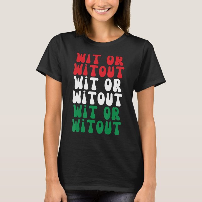 Camiseta Philly Cheesesteak Wit ou Witout Onions Ph Italian (Frente)