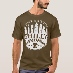 Camiseta Philly Fan Baseball Lover Philadelphia PA City Sky