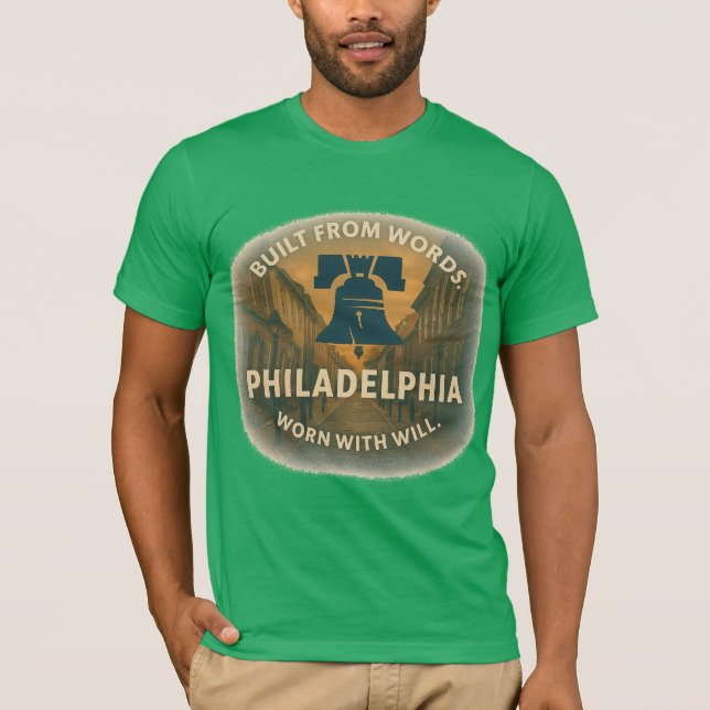 Camiseta Philly Jersey Tee | Bella+Canvas (Frente)