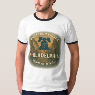Camiseta Philly Ringer Tee   Borda Cívica Retroativa