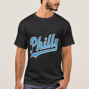 Camiseta Philly Script - Borgonha