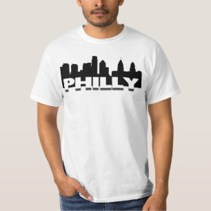 Camiseta Philly Skyline em um Tee Básico