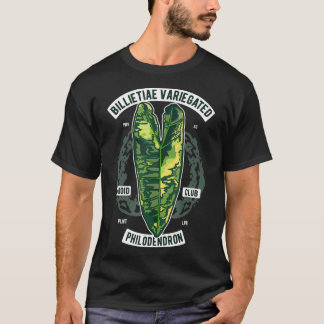 Camiseta Philodendron Billietiae Variegated Botanist kitty 