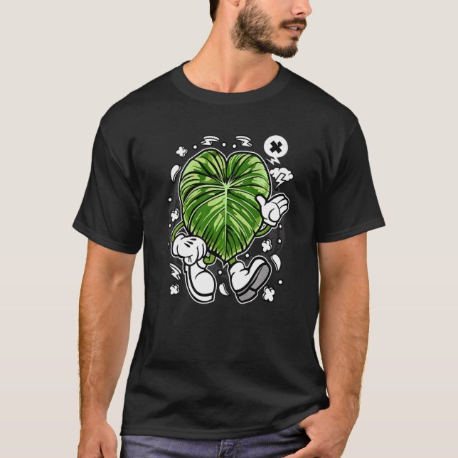 Camiseta Philodendron Dean Mcdowell Oldcartoon Botany (Frente)