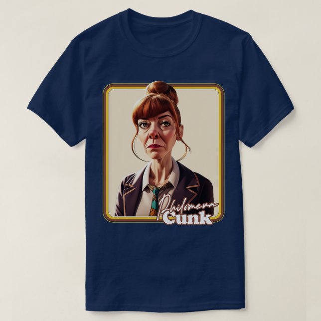 Camiseta Philomena Cunk (Frente do Design)