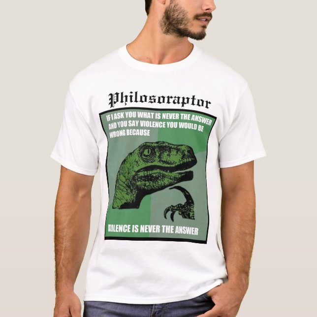 Camiseta Philosoraptor (Frente)