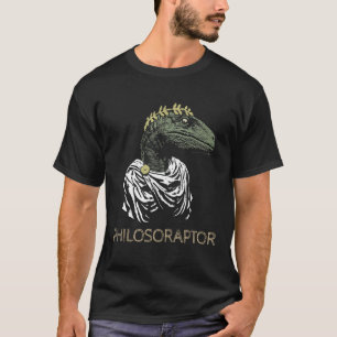 Camiseta Philosoraptor Velociraptor Philosopher Filosoph