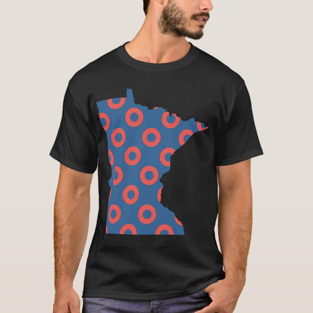 Camiseta Phish Fishman Donut Minnesota Phan Roupas e Acessó (Frente)
