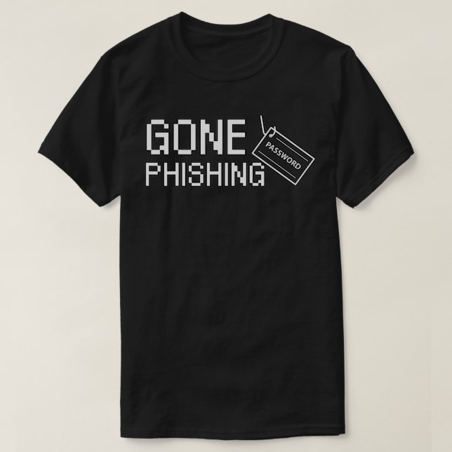 Camiseta Phishing descoberto (Frente do Design)
