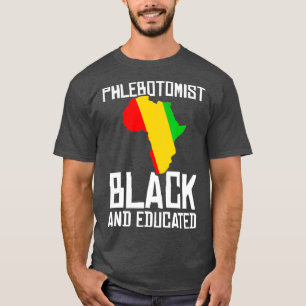 Camiseta Phlebotomist Atingiu Presentes de Flebotomia Negra