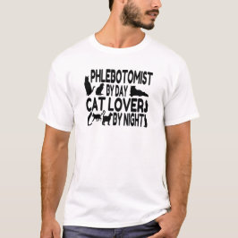 Camiseta Phlebotomist Cat Lover