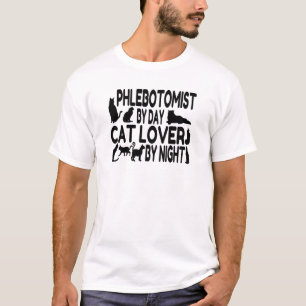 Camiseta Phlebotomist Cat Lover