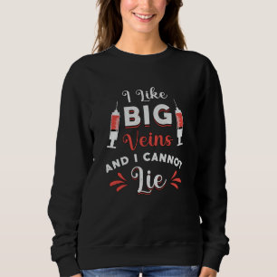 Camiseta Phlebotomist Eu Gosto De Flautista De Veias Grande