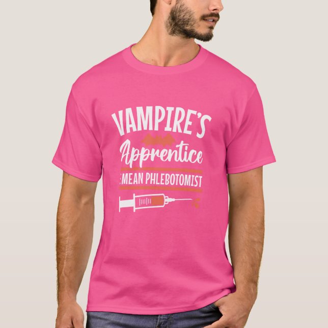 Camiseta Phlebotomist Phlebotomy Technician Tech Nurse Funn (Frente)