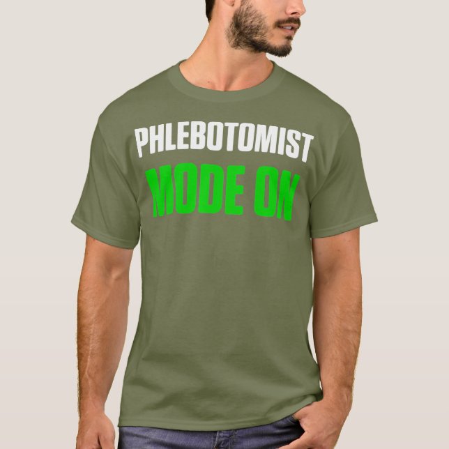 Camiseta Phlebotomist Sobre Presentes Técnicos De Flebotomi (Frente)