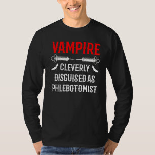Camiseta Phlebotomist Vampire Phlebotomy Technician 2
